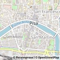 Kaart Pisa