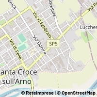 Mapa Santa Croce sull'Arno