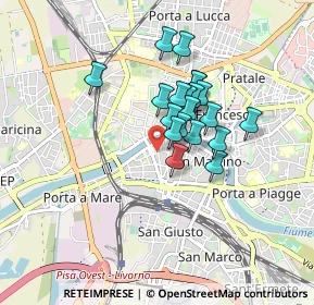 Mappa Via San Paolo, 56125 Pisa PI, Italia (0.634)