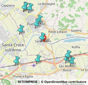Mappa Via Vecchia Samminiatese, 50054 Fucecchio FI, Italia (2.46833)