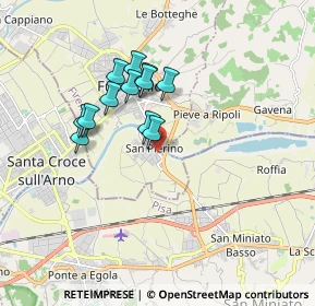 Mappa Via Vecchia Samminiatese, 50054 Fucecchio FI, Italia (1.4725)