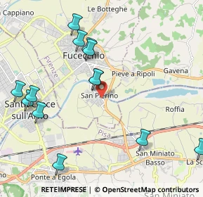 Mappa Via Vecchia Samminiatese, 50054 Fucecchio FI, Italia (2.43923)