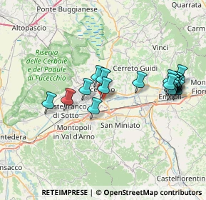 Mappa Via Vecchia Samminiatese, 50054 Fucecchio FI, Italia (7.8365)