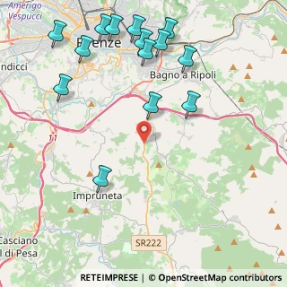 Mappa Via di S. Martino, 50012 Bagno a Ripoli FI, Italia (5.33857)