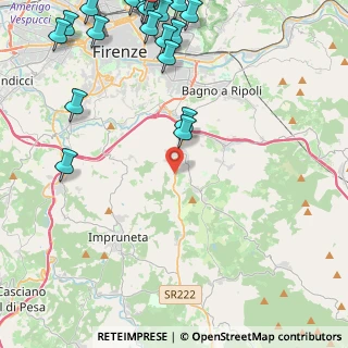 Mappa Via di S. Martino, 50012 Bagno a Ripoli FI, Italia (6.728)