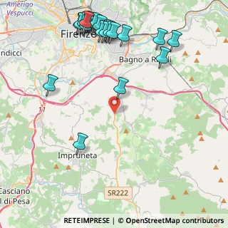 Mappa Via di S. Martino, 50012 Bagno a Ripoli FI, Italia (5.6495)