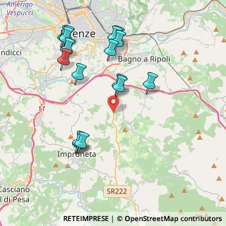 Mappa Via di S. Martino, 50012 Bagno a Ripoli FI, Italia (4.4375)