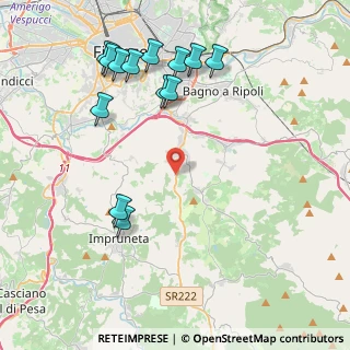 Mappa Via di S. Martino, 50012 Bagno a Ripoli FI, Italia (4.84)