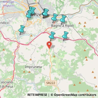 Mappa Via di S. Martino, 50012 Bagno a Ripoli FI, Italia (5.12636)
