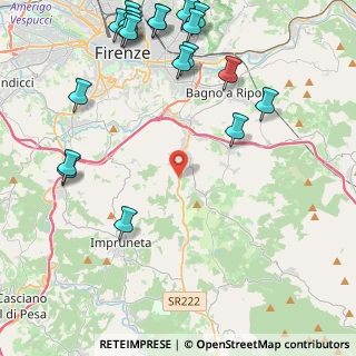 Mappa Via di S. Martino, 50012 Bagno a Ripoli FI, Italia (6.12)