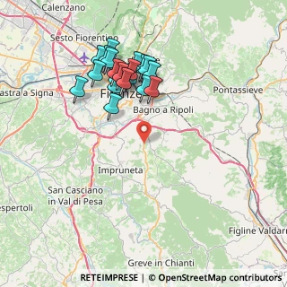 Mappa Via di S. Martino, 50012 Bagno a Ripoli FI, Italia (7.6485)