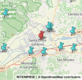 Mappa Via Rivolta, 56029 Santa Croce sull'Arno PI, Italia (4.87091)