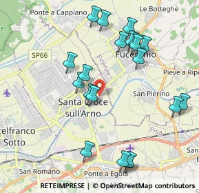 Mappa Via Rivolta, 56029 Santa Croce sull'Arno PI, Italia (2.1745)