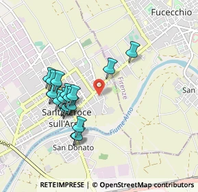 Mappa Via Rivolta, 56029 Santa Croce sull'Arno PI, Italia (0.8715)