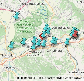 Mappa Via Rivolta, 56029 Santa Croce sull'Arno PI, Italia (7.825)