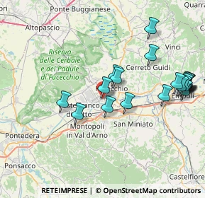 Mappa Via Rivolta, 56029 Santa Croce sull'Arno PI, Italia (8.8565)