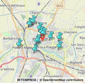 Mappa Piazza S. Silvestro, 56127 Pisa PI, Italia (1.26154)