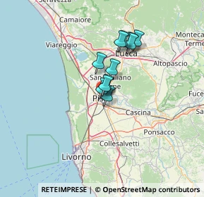 Mappa Piazza S. Silvestro, 56127 Pisa PI, Italia (8.87909)