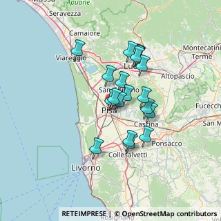 Mappa Piazza S. Silvestro, 56127 Pisa PI, Italia (11.4005)