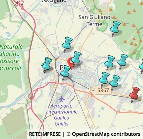 Mappa Piazza S. Silvestro, 56127 Pisa PI, Italia (5.03267)