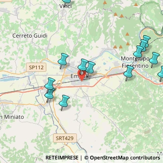 Mappa Via Cantino Cantini, 50053 Empoli FI, Italia (5.08769)