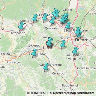 Mappa Via Cantino Cantini, 50053 Empoli FI, Italia (16.6135)