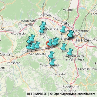 Mappa Via Cantino Cantini, 50053 Empoli FI, Italia (11.9945)