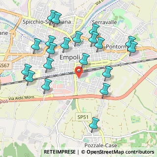Mappa Via Cantino Cantini, 50053 Empoli FI, Italia (1.1635)