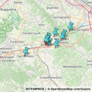 Mappa Via Cantino Cantini, 50053 Empoli FI, Italia (4.18273)