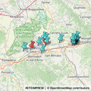 Mappa Via del Giardino, 50054 Fucecchio FI, Italia (8.0185)