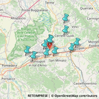 Mappa Via del Giardino, 50054 Fucecchio FI, Italia (5.69455)