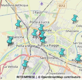 Mappa Via San Martino, 56125 Pisa PI, Italia (2.23364)