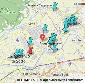 Mappa Via San Tommaso, 56029 Santa Croce sull'Arno PI, Italia (2.0315)