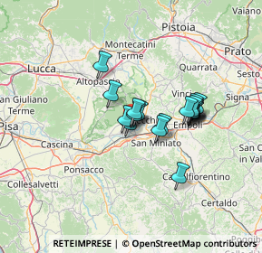 Mappa Via San Tommaso, 56029 Santa Croce sull'Arno PI, Italia (9.72444)