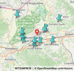 Mappa Via San Tommaso, 56029 Santa Croce sull'Arno PI, Italia (6.49182)