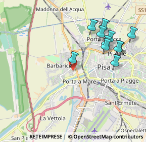 Mappa Via Giovanni Pancaldi, 56122 Pisa PI, Italia (2.16273)