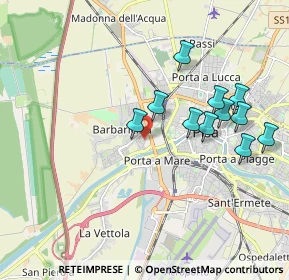 Mappa Via Giovanni Pancaldi, 56122 Pisa PI, Italia (1.89273)