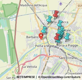Mappa Via Giovanni Pancaldi, 56122 Pisa PI, Italia (1.72333)