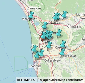 Mappa Via Giovanni Pancaldi, 56122 Pisa PI, Italia (11.00824)