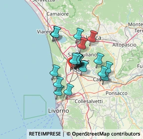 Mappa Via Giovanni Pancaldi, 56122 Pisa PI, Italia (9.1305)