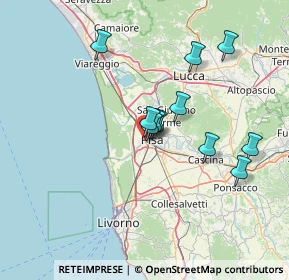 Mappa Via Giovanni Pancaldi, 56122 Pisa PI, Italia (12.14727)