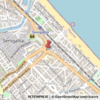 Mappa Viale IV Novembre, 18, 60019 Senigallia, Ancona (Marche)