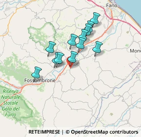 Mappa Via Schieppe Angelica, 61038 Orciano di Pesaro PU, Italia (5.65)
