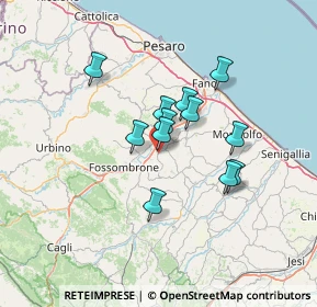 Mappa Via Schieppe Angelica, 61038 Orciano di Pesaro PU, Italia (10.36333)