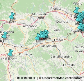 Mappa Via Provinciale Francesca Nord, 56029 Santa Croce sull'Arno PI, Italia (21.834)