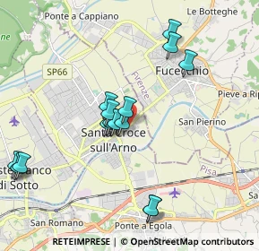 Mappa Via Provinciale Francesca Nord, 56029 Santa Croce sull'Arno PI, Italia (1.978)