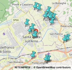 Mappa Via Provinciale Francesca Nord, 56029 Santa Croce sull'Arno PI, Italia (2.198)