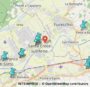 Mappa Via Provinciale Francesca Nord, 56029 Santa Croce sull'Arno PI, Italia (2.97455)