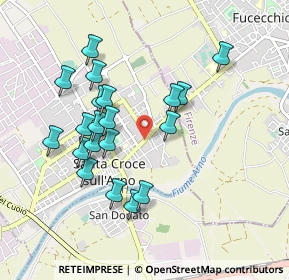 Mappa Via Provinciale Francesca Nord, 56029 Santa Croce sull'Arno PI, Italia (0.8995)
