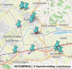 Mappa Via dei Gigli, 50054 Fucecchio FI, Italia (2.42667)